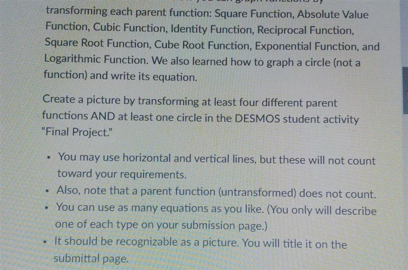 Help me out draw this with equation and everything please. it can be anything-example-1