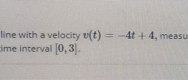 A little co fused with net change theorem and displacement distance-example-1