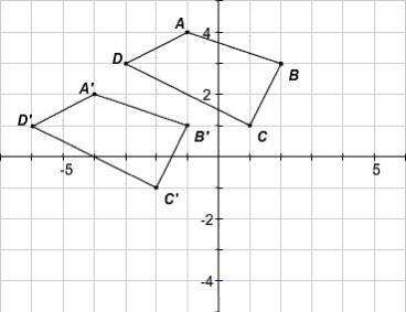 Which image describes the translation of pre - image ABCD to the transformed image-example-1