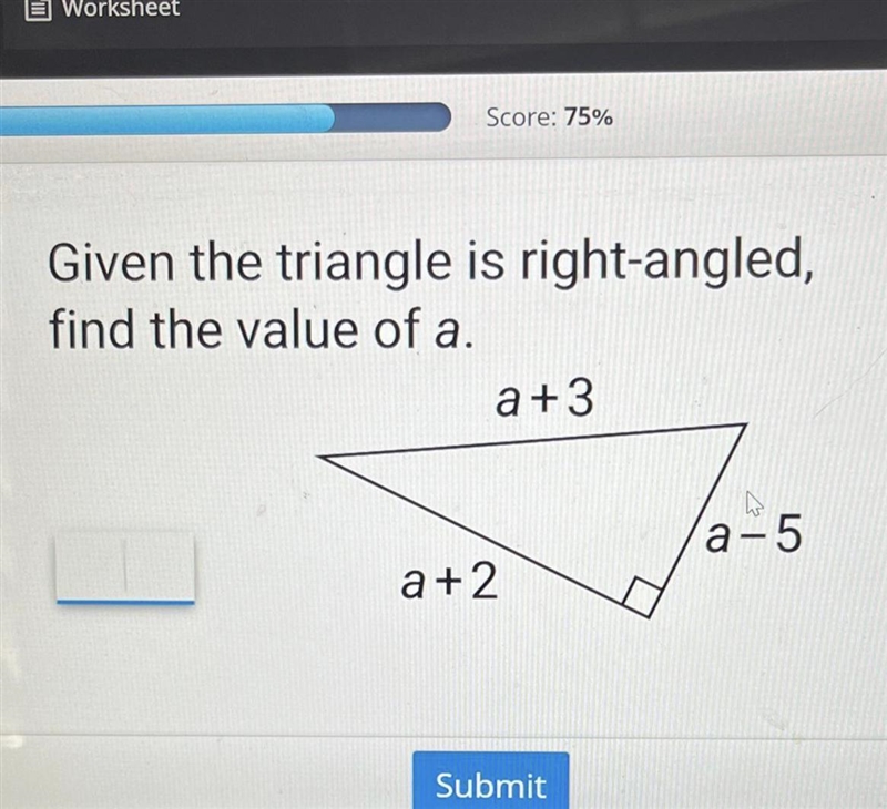 Image attached! Please help Really simple algebra equation! Giving 50points!-example-1