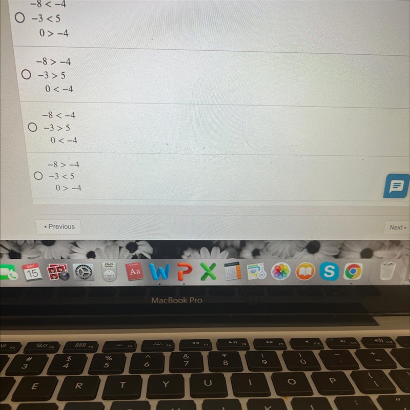 Fill in the blanks using -8_ -4 -3 _ 5 0_ -4-example-1