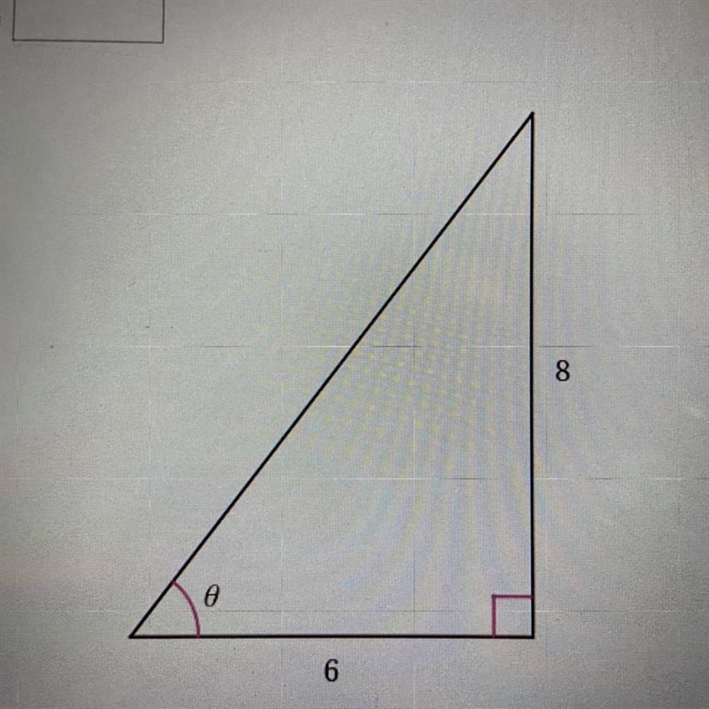 Find the exact values of the six trigonometric functions of the angle 0 shown in the-example-1