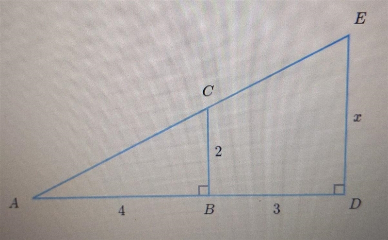 I need a bit of help. I need to solve for x.-example-1