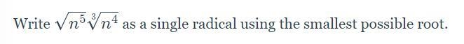 Write problem as a single radical using the smallest possible root. 16-example-1