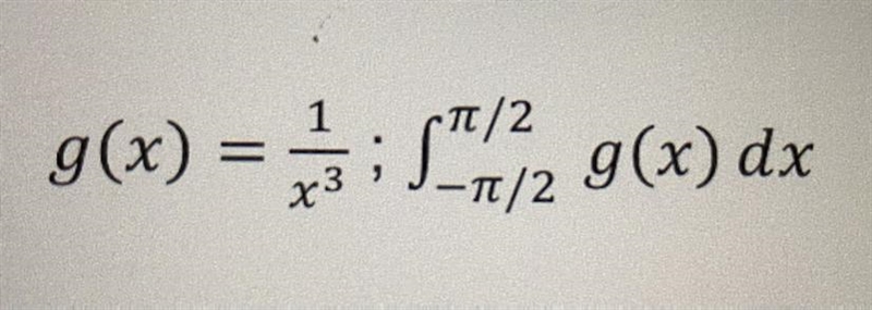 Given g(x) = 1/x^3Explain if the question cannot be solved-example-1