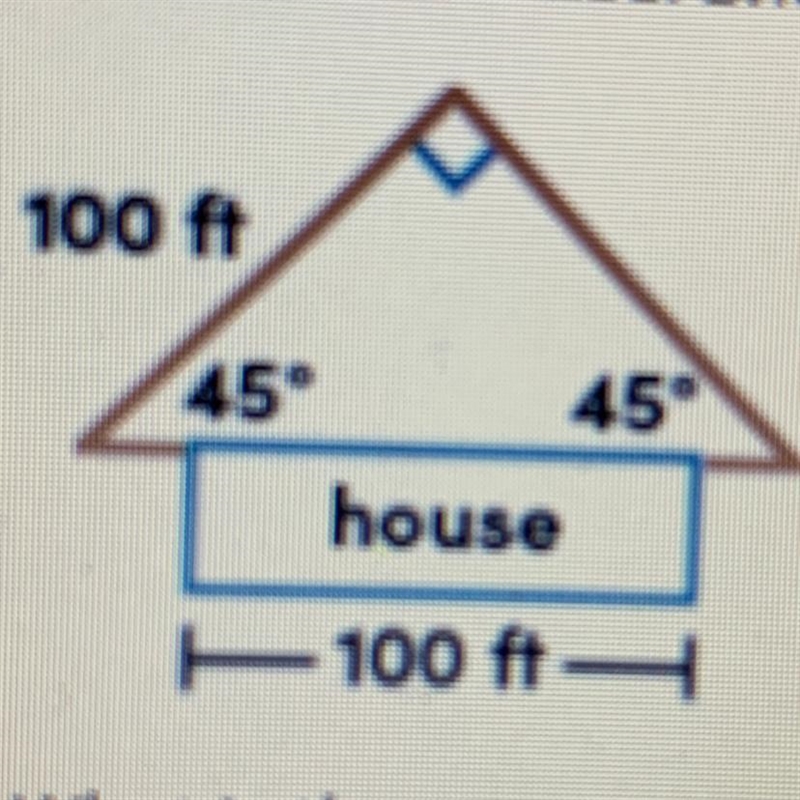 50 points!!! Janet is fencing a triangular portion of her yard which has measurements-example-1