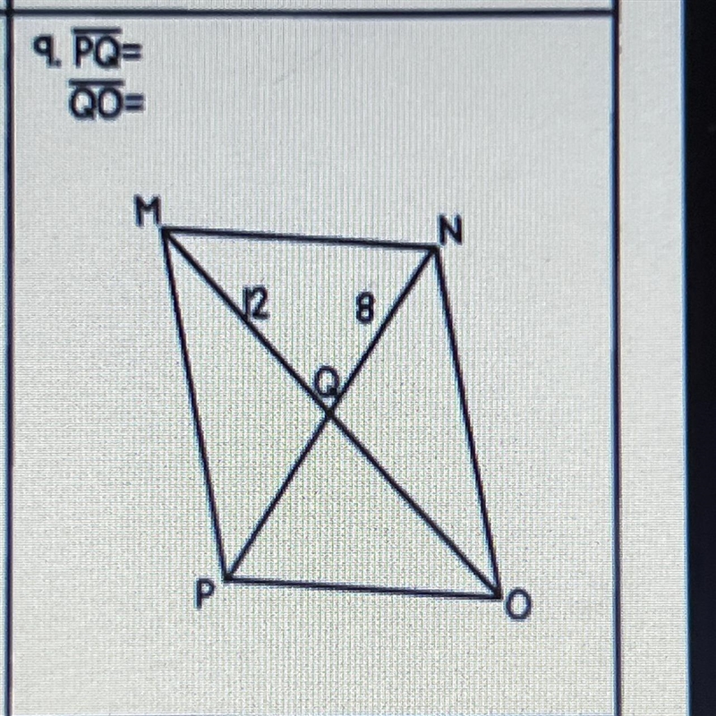 Find the missing pieces of the parallelogram for number 9-example-1