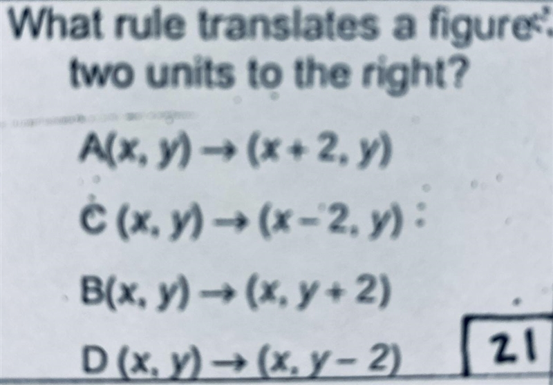 What rule translates a figure 2 units to the right-example-1