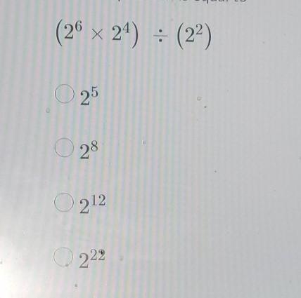 Which expression is equal to: ​-example-1