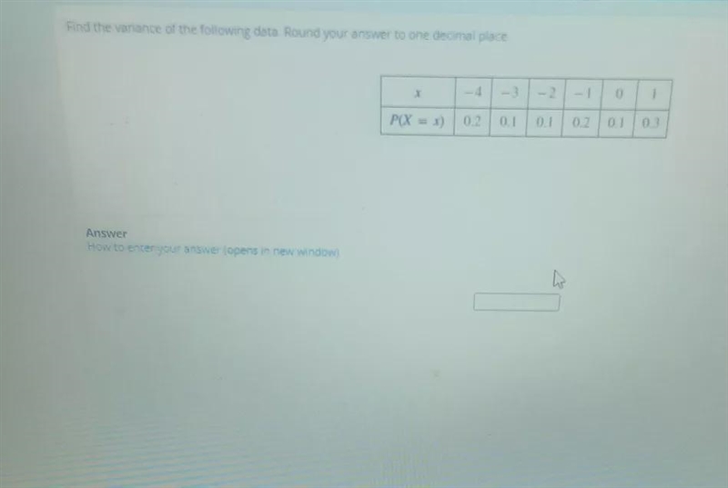 Find the variance of the following data. Round the answer to one decimal place.-example-1