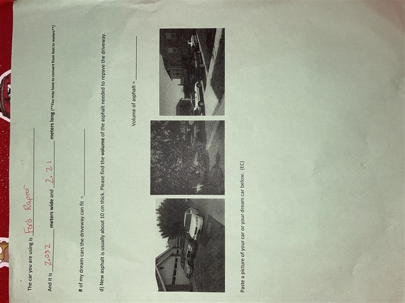 Question C. Using the info from the front and back page, determine the number of cars-example-2