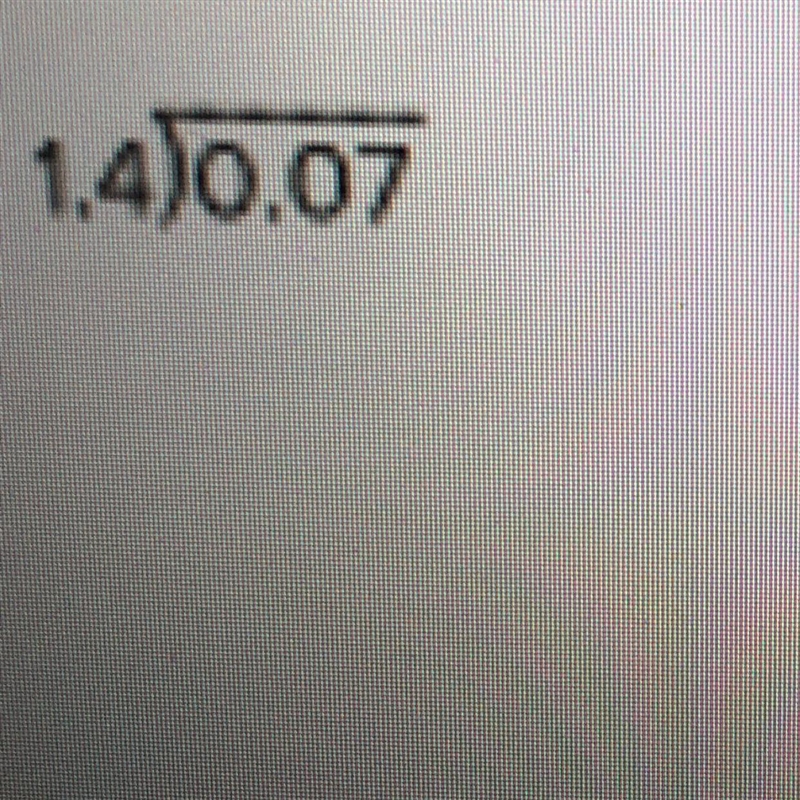 1.4 divided by 0.07 Plz I need help and PLZ NO LINKS-example-1