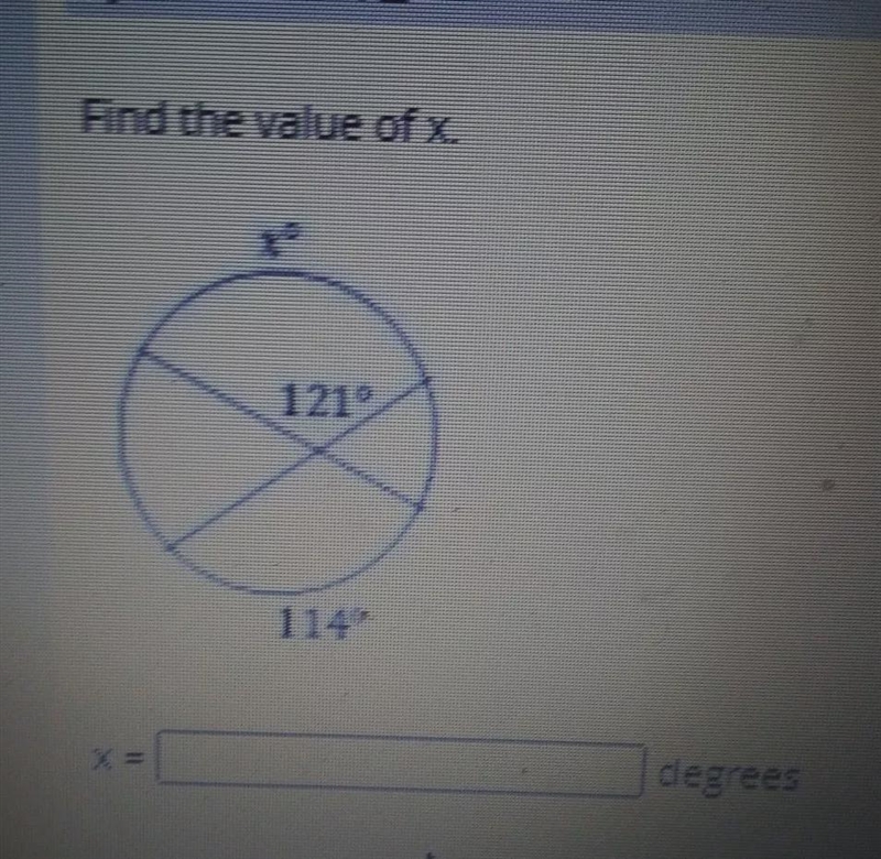 Can someone please help me find the value of X?-example-1