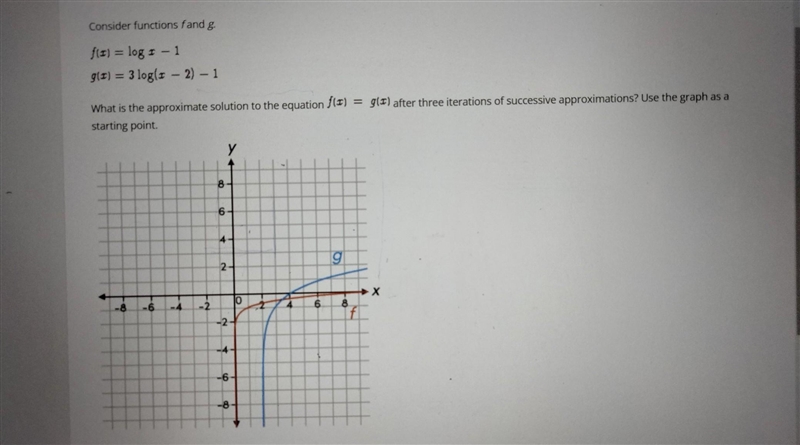 Please help me with this problem. NO LINKS!!! a. x about 31/8 b. x about 29/8 c. x-example-1