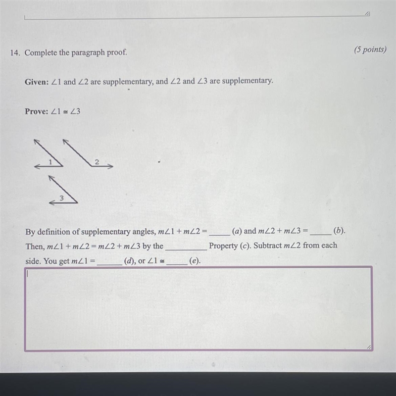 NEED HELP ASAP Complete the paragraph proof-example-1