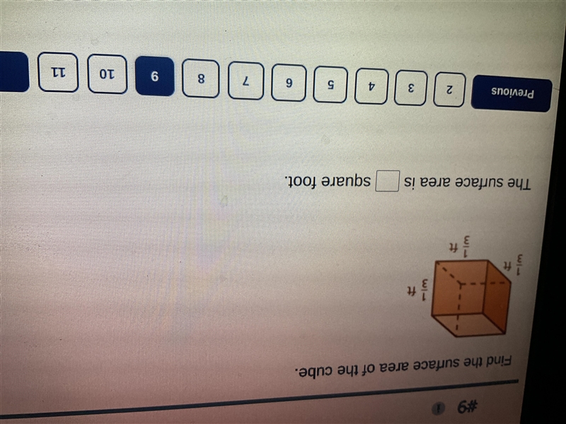 Find the surface area of the cube.-example-1