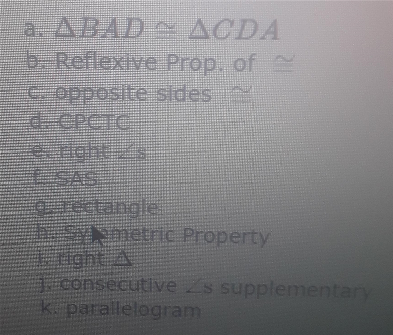 I need help with proving rectangles 10th grade geometry if you can help that would-example-2