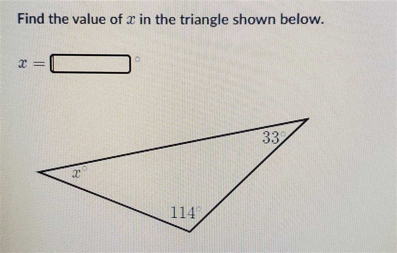 Find angles in triangles Find the value of r in the triangle shown below-example-1