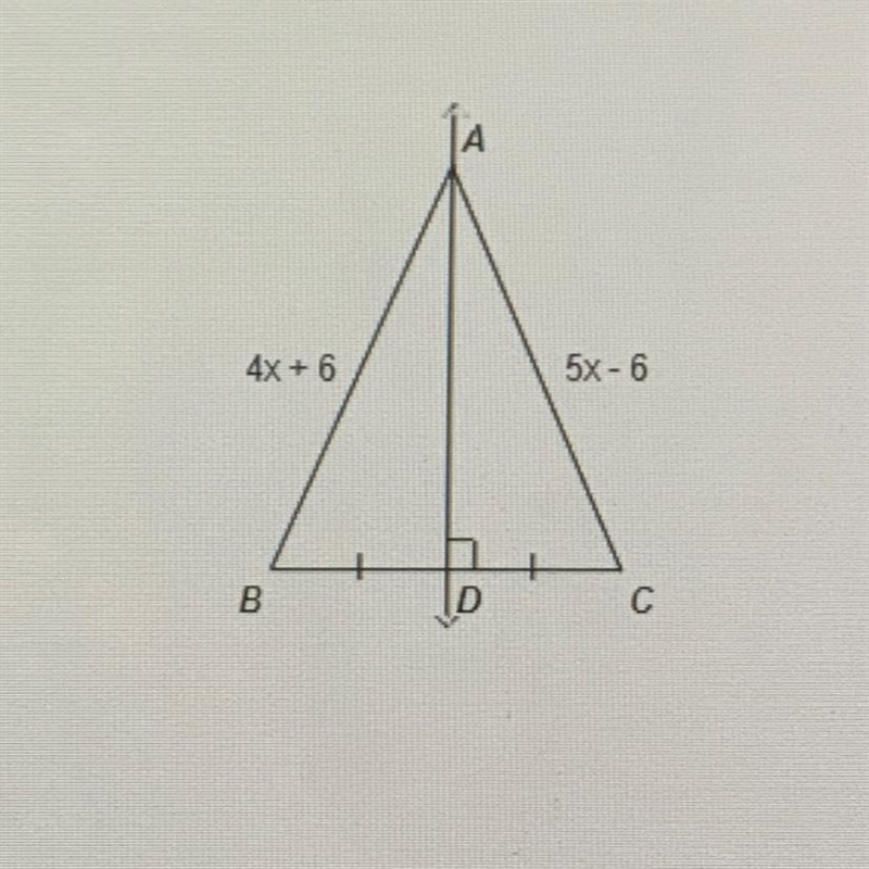 Find AB. A =20B = 10C = 54 D = 12-example-1