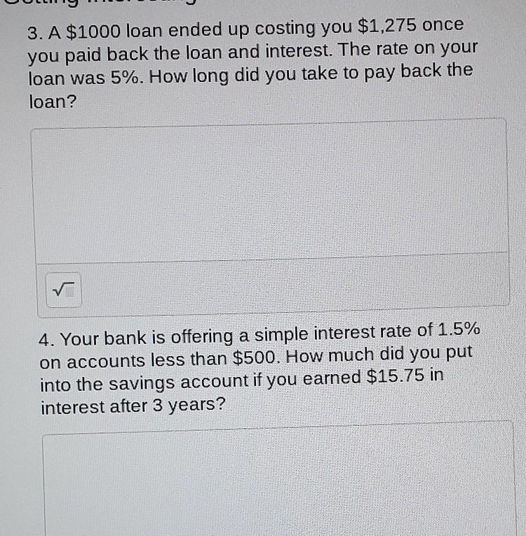 Use the simple interest formula (I = prt) to solve for the missing value in the following-example-1