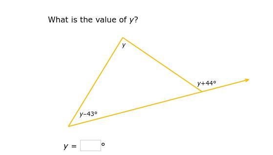 What is the value of y-example-1