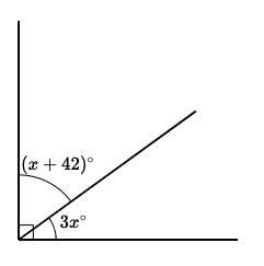 Solve for x in the diagram-example-1