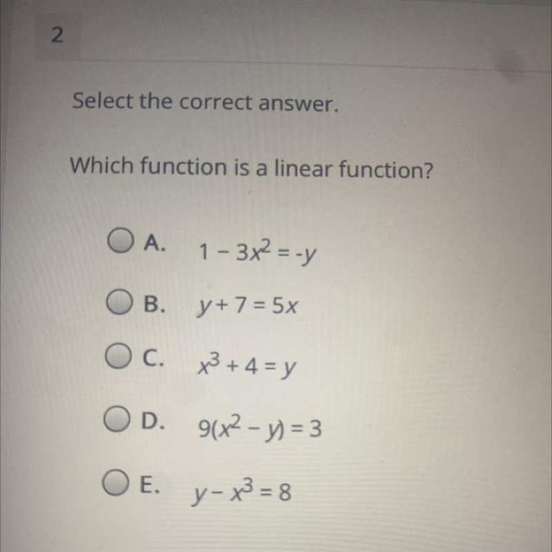 AAPrevious2NextProperties of Functi2Select the correct answer.Which function is a-example-1