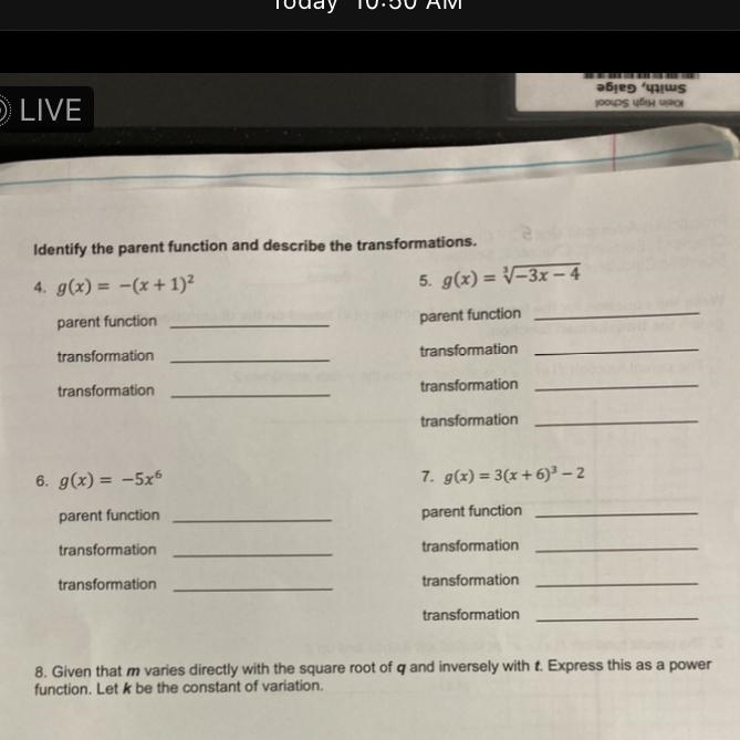 Pre calc, fast answer please, image included, questions 5,6,7. Thanks!-example-1