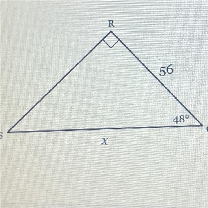 Solve for x. Round to the nearest tenth, if necessary.-example-1