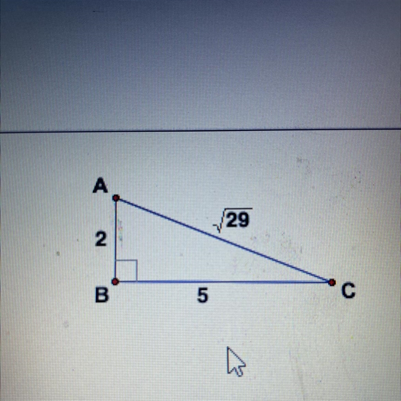 Find sin(A), cos(A), and tan(A) for the triangle pictured-example-1