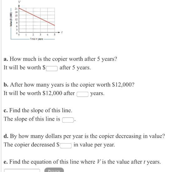 Need help solving this problem Value of a Copy Machine. Cassandra buys a new color-example-1