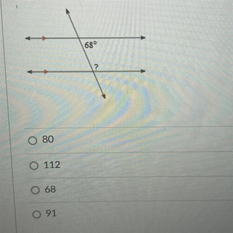 Find the measure of the indicated angle-example-1