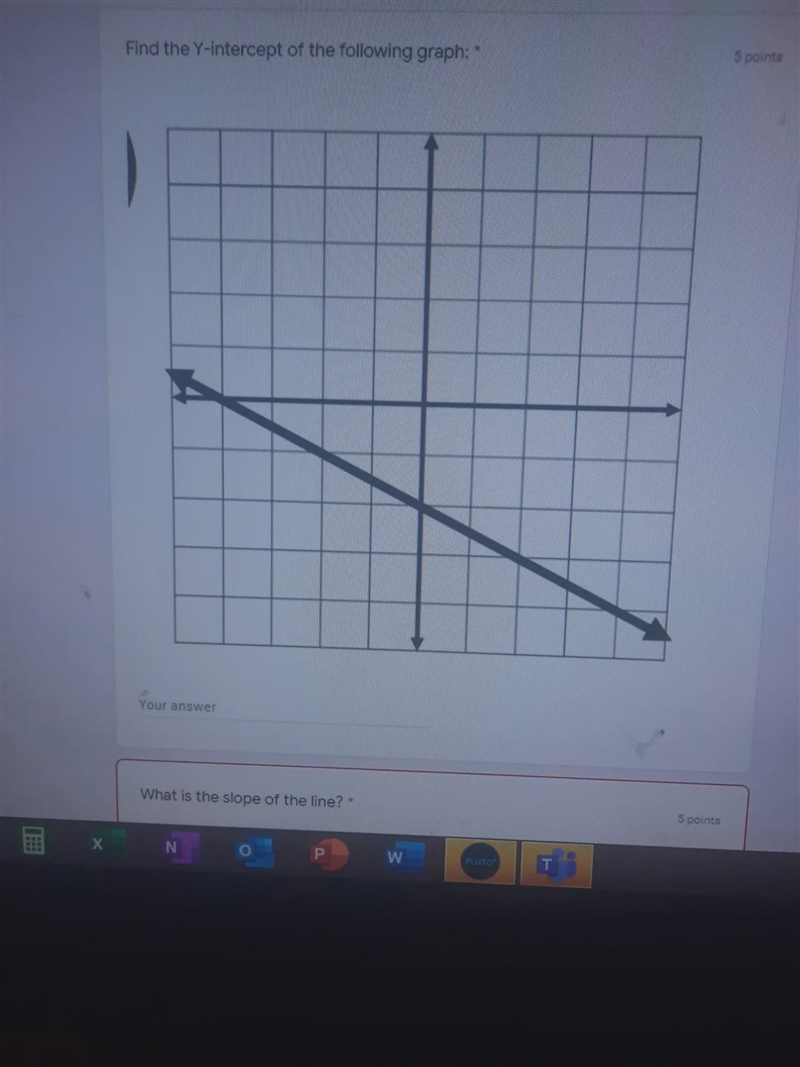 I need help with the problem .1. Find the Y-intercept of the following graph:2. What-example-1