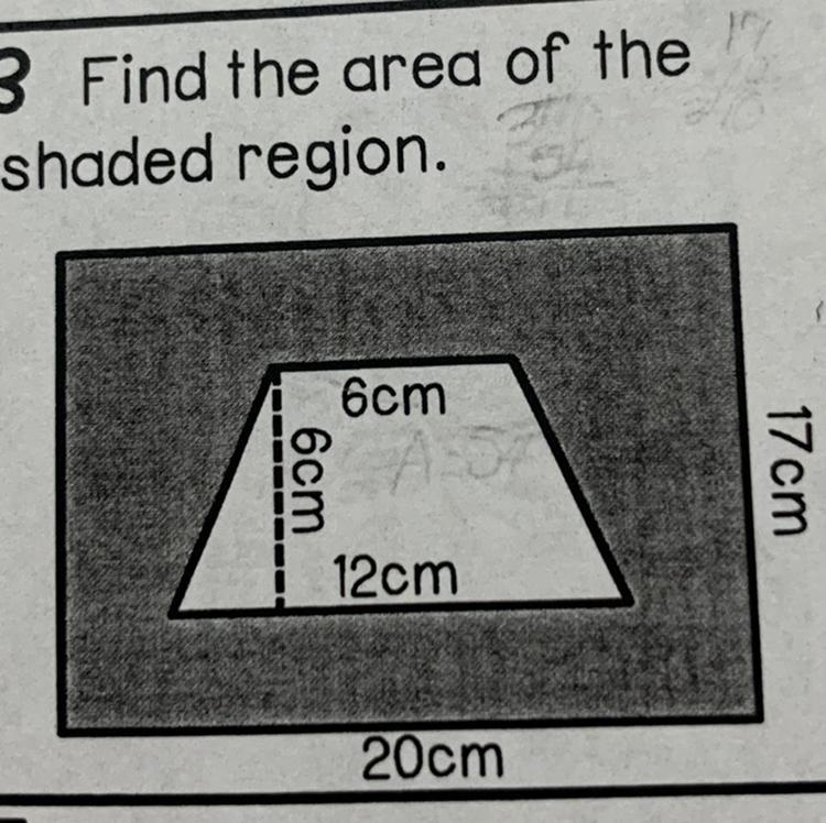 Find the area of the shaded region.-example-1