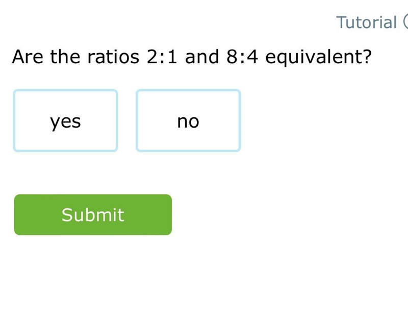 Are the ratios 2:1 and 8:4 equivalent?-example-1