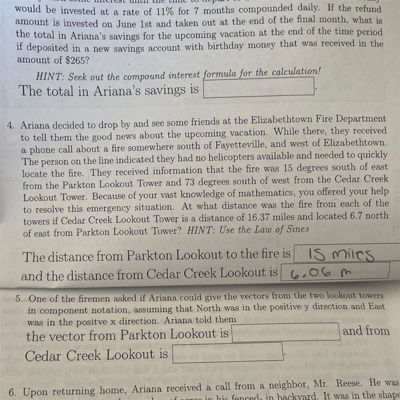 I need help with #5 using info from number 4.-example-1