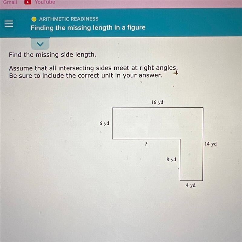 What is the missing side length?-example-1