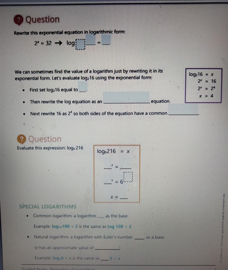 NO LINKS!! Please help with these notes. Part 2a​-example-1