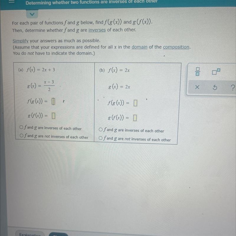 For each pair of funcation f and g below find f-example-1