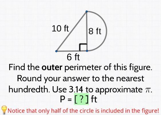 Find the outer perimeter of this figure-example-1