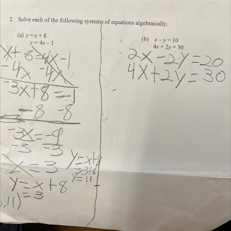 Xy=10 4x+2y=30 I need help asap-example-1