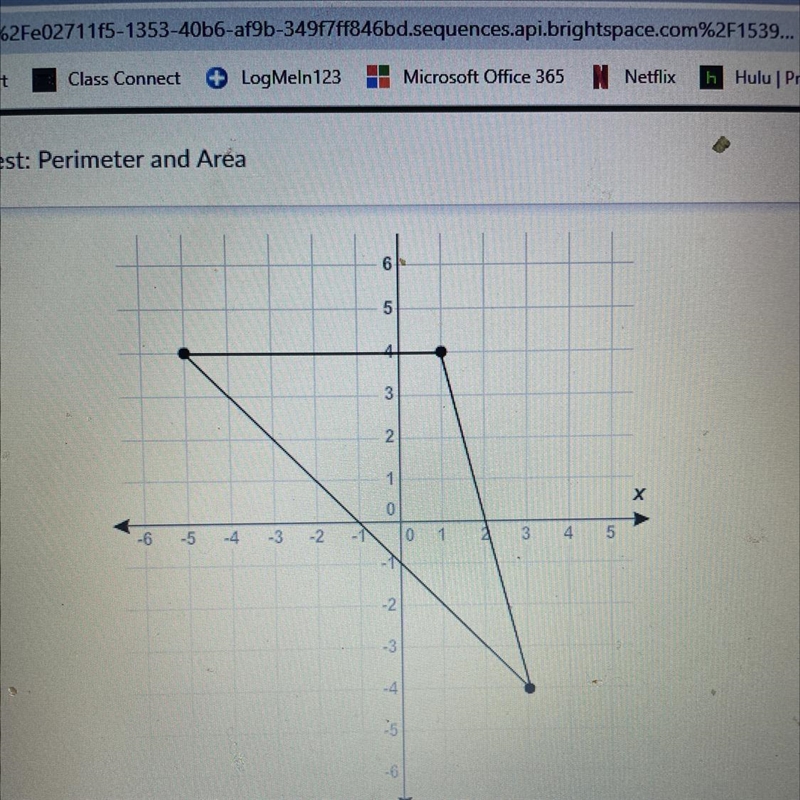 What is the perimeter of the triangle shown to the nearest tenths-example-1