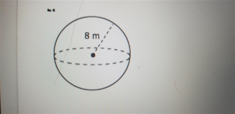 Find the volume of the sphere-example-1