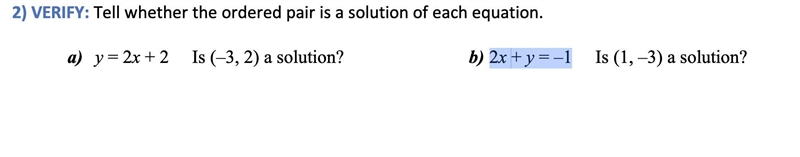 PLEASE HELP ME FIND IF THEY ARE SOLUTIONS. I also need the steps to get full credit-example-1