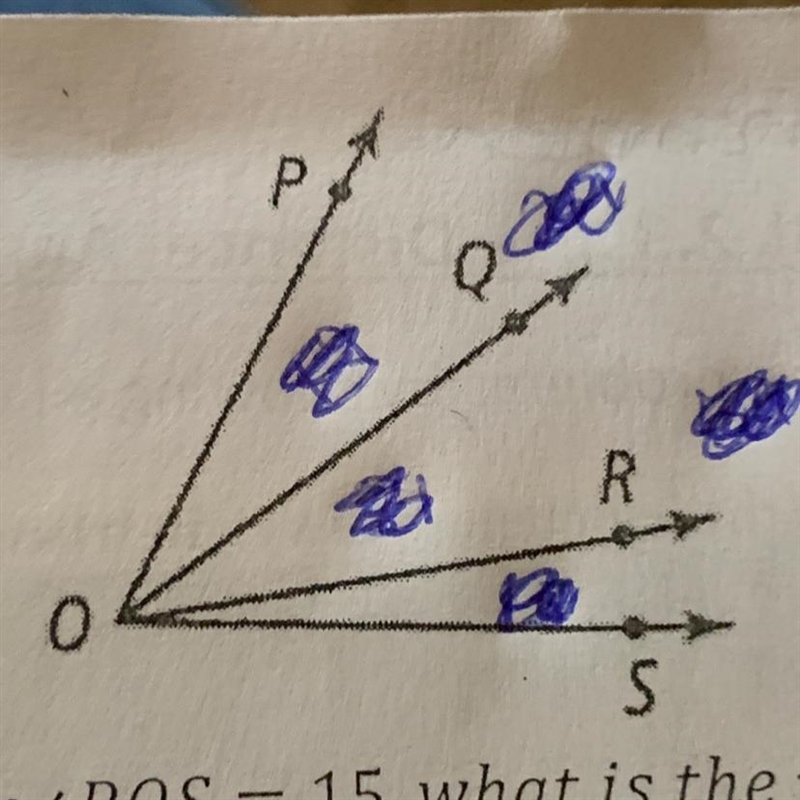 If the angle poq=24, then angle por=59, what is the measure of angle qor?-example-1