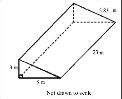 Find the surface area of the prism below. Round your answer to the nearest whole number-example-1