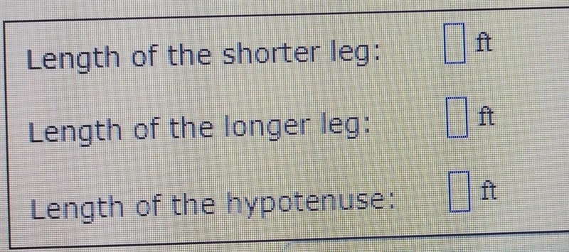 the length of the longer leg of a right triangle is 3 ft more than three times the-example-1