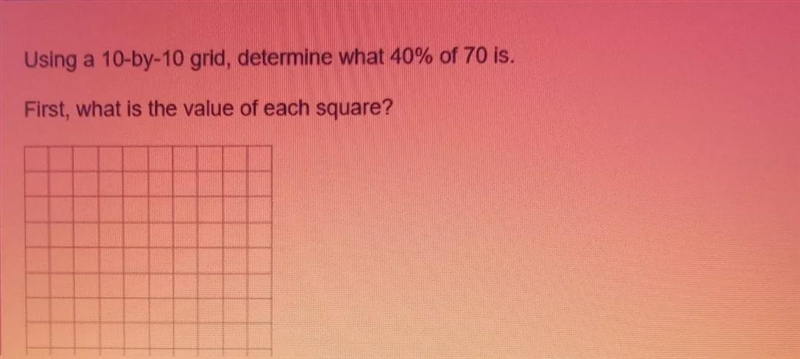 FIND PERCENT11/5hi can you please help me how to use the grid and the easiest way-example-1