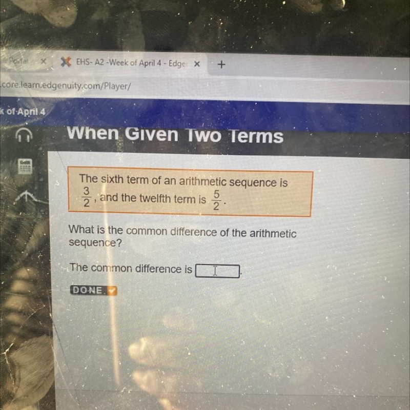 SThe sixth term of an arithmetic sequence is35and the twelfth term is2What is the-example-1