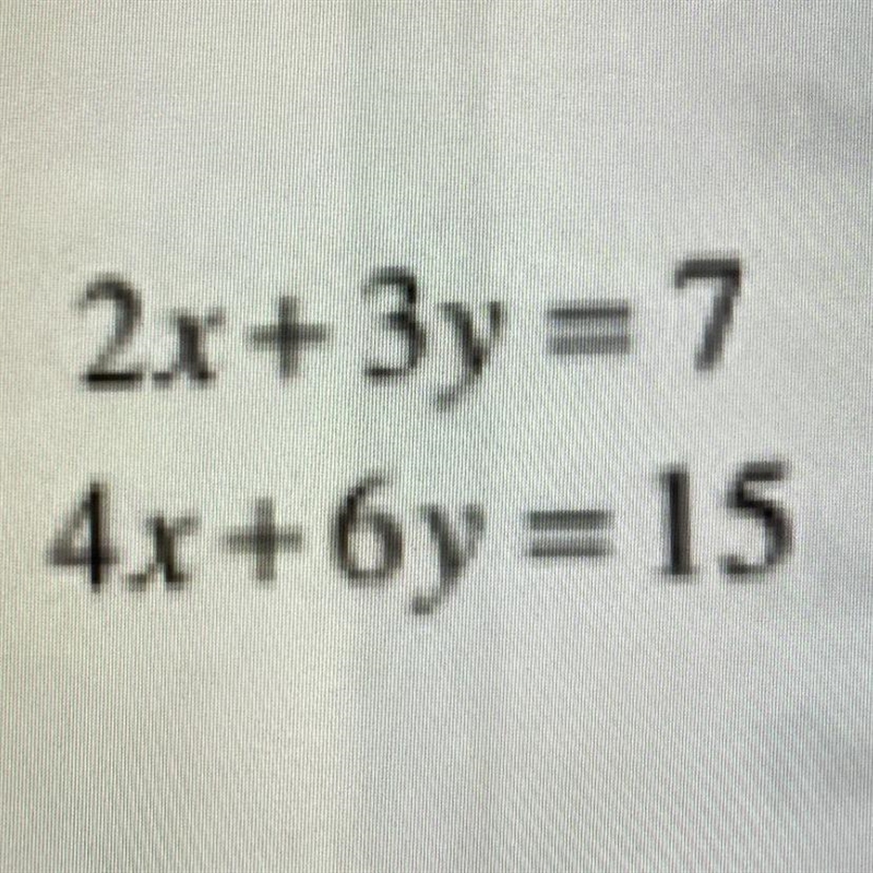 Solve the system of equations using the method of elimination by addition-example-1